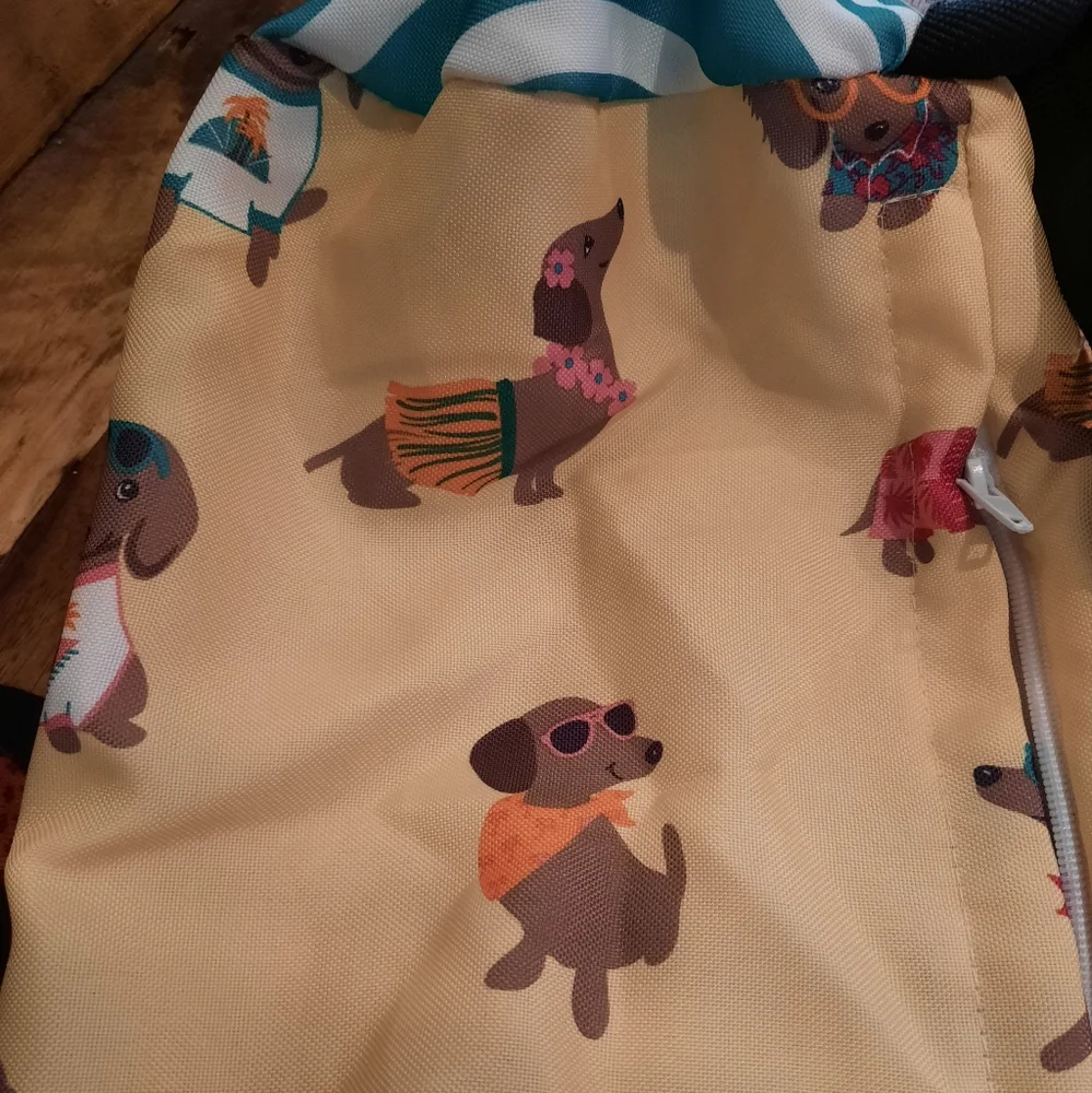 Dachshund new knee socks & fanny pack weiner dog
